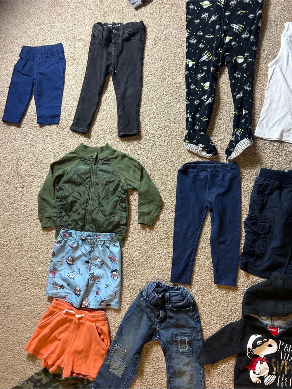 Baby Boy Clothes Lot 15 Pieces 3M-2T Nike Disney Carters Pants Shirts Outfit - Picture 6 of 12